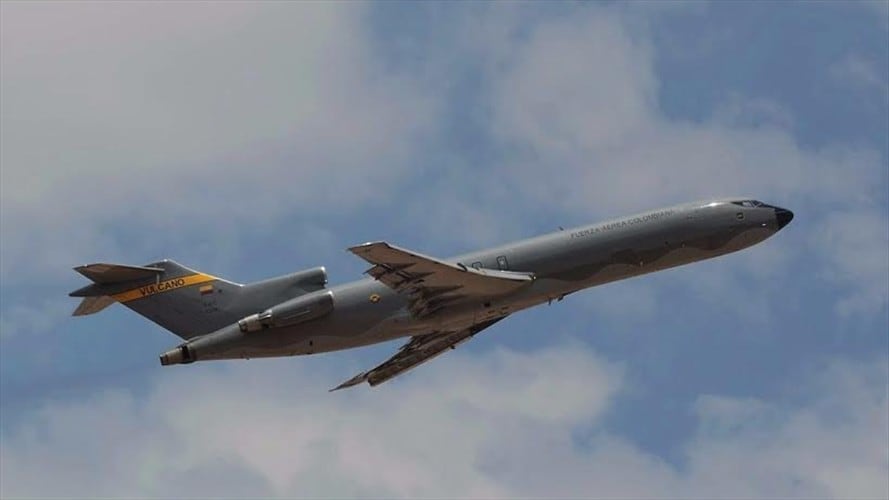 Avión de la Fuerza Aérea. Foto: cortesía Fuerza Aérea Colombiana