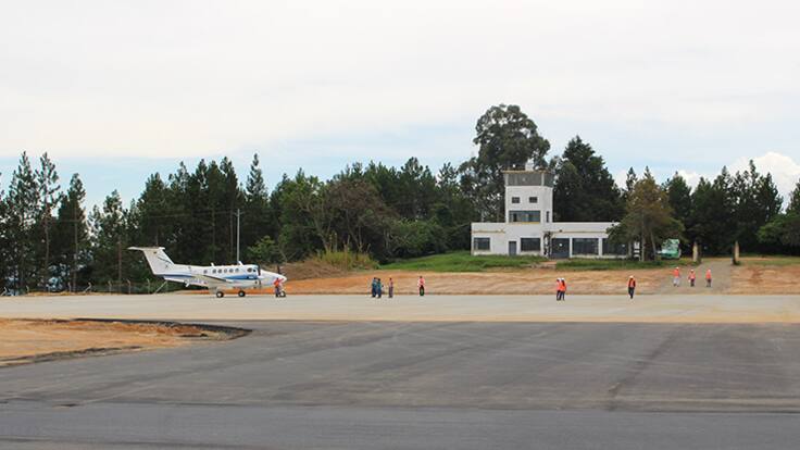Hoy se entrega el aeropuerto Los Pozos de San Gil