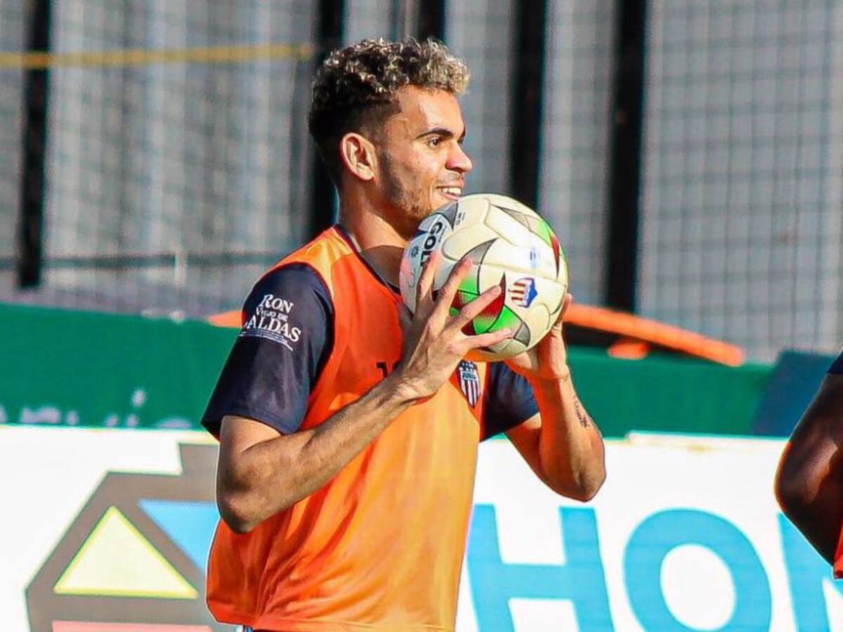 No pierde tiempo: Así fue el entrenamiento de Luis Díaz con el Junior
