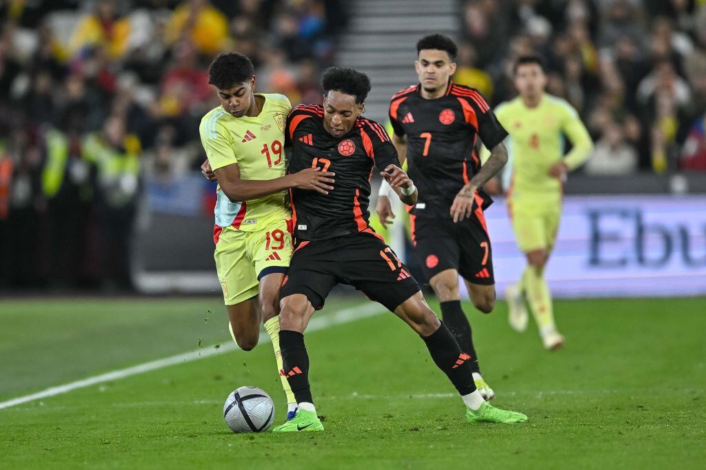 Colmbia vs. España, último partido que terminó en derrota para La Roja / via Getty Images