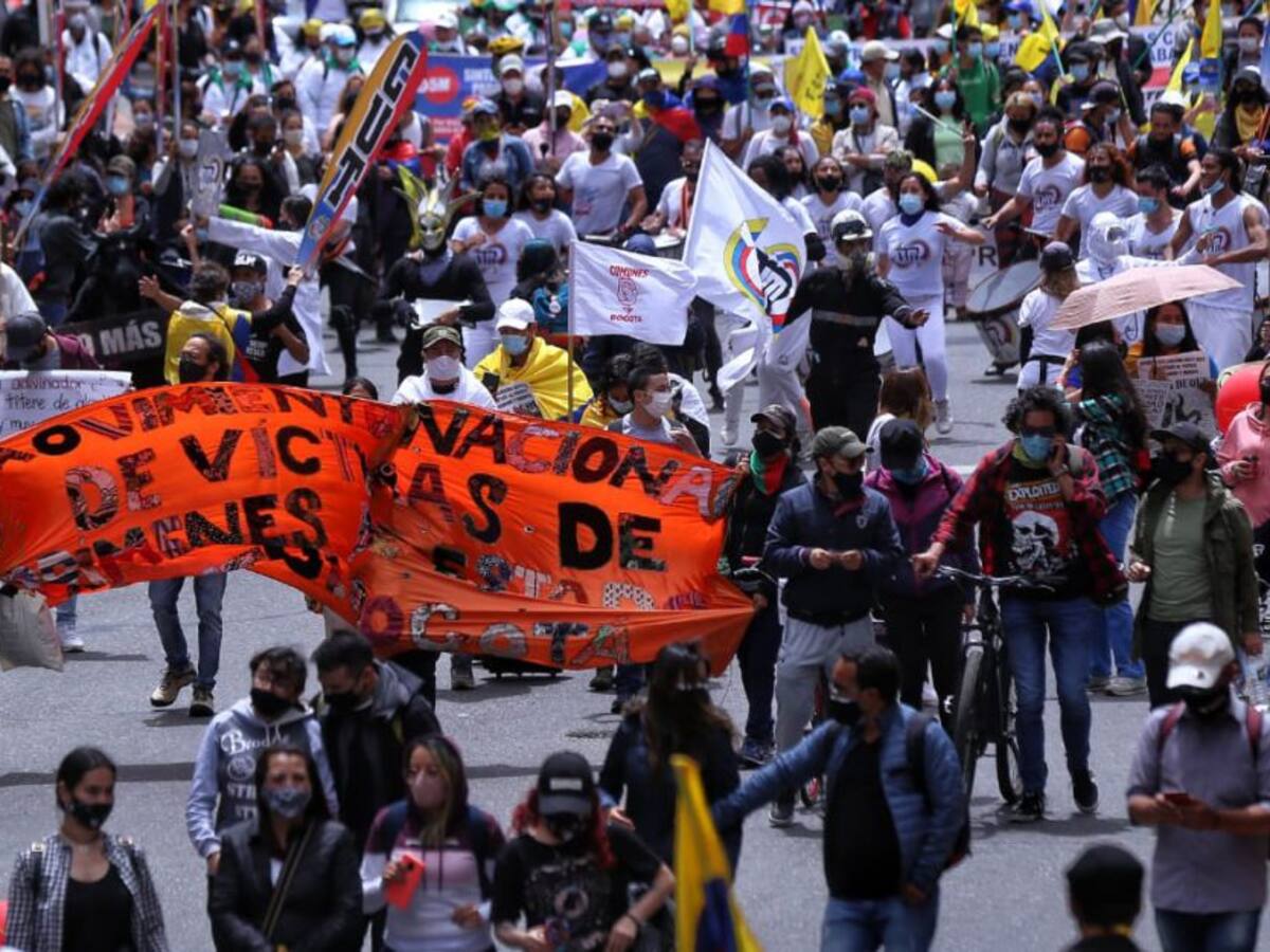 Paro nacional 28 de mayo: así avanzan las marchas en Bogotá; hay bloqueos