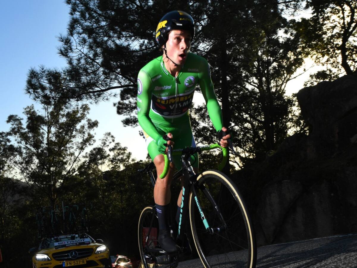 Primoz Roglic ganó la contrarreloj y es nuevamente líder de la Vuelta