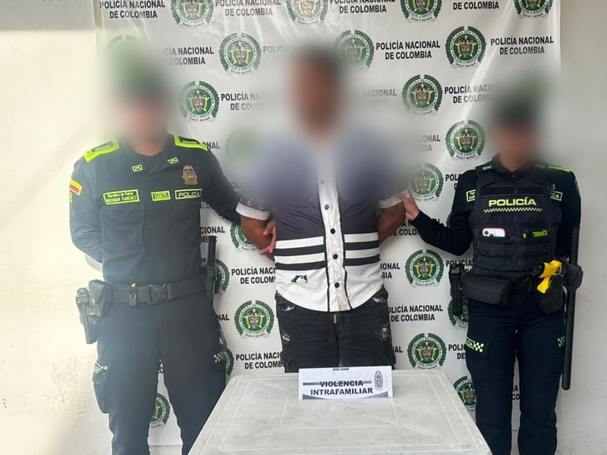 Presunto agresor de su expareja fue capturado por la policía en Magangué