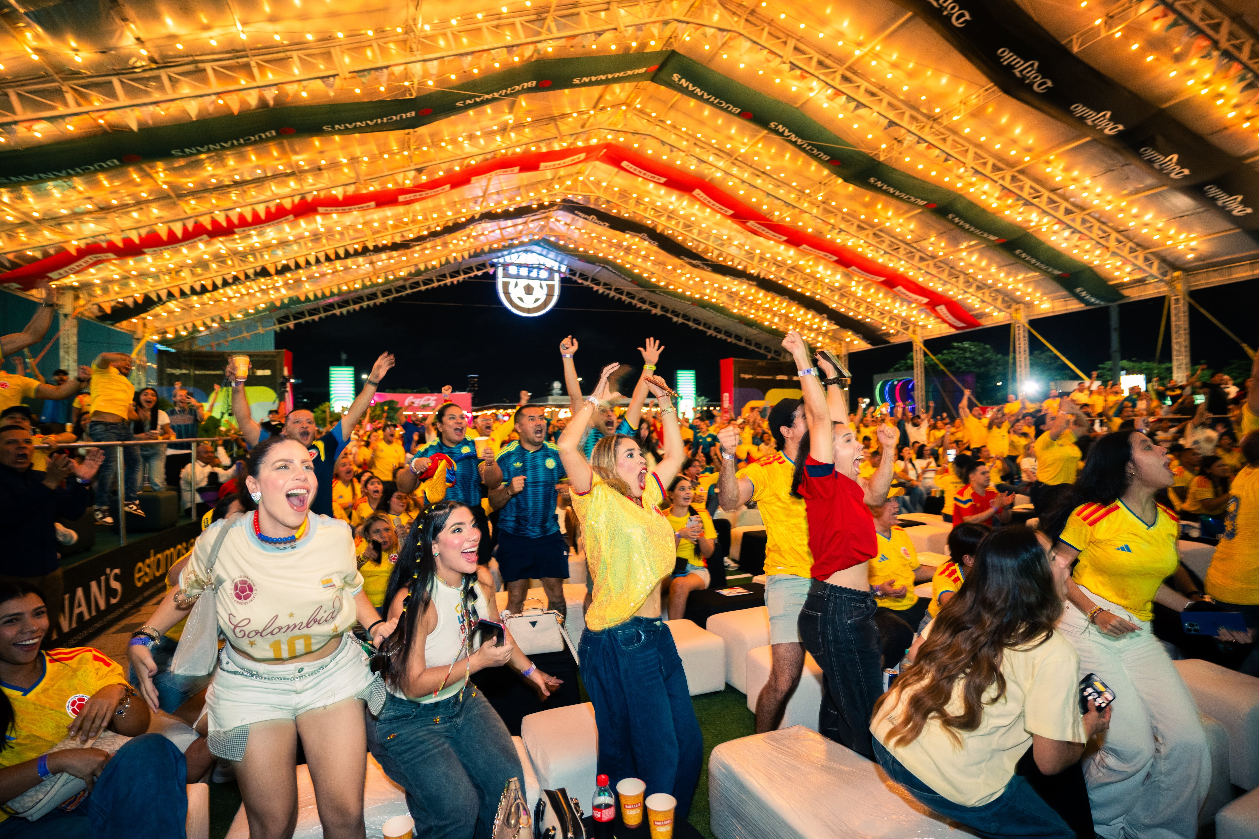 Tribuna Club día del partido de Colombia vs Uzbekistan (17 de junio): Foto Suministrada.