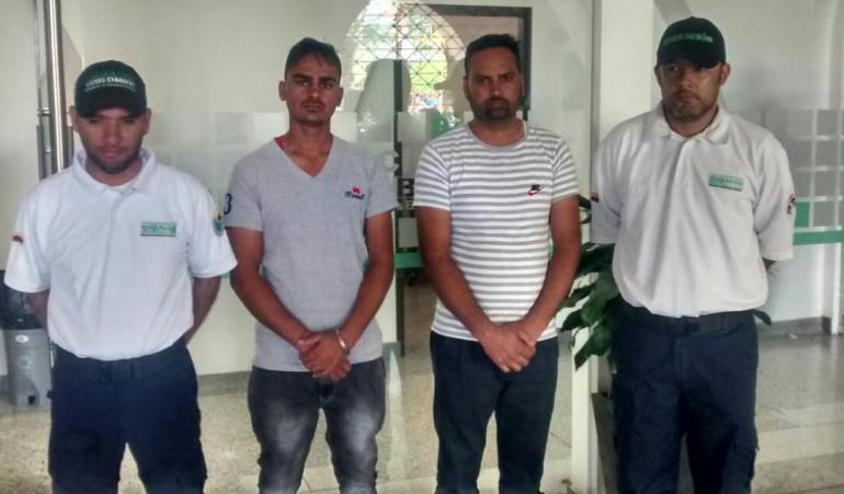 A disposición de las autoridades competentes fueron puesto los extranjeros.