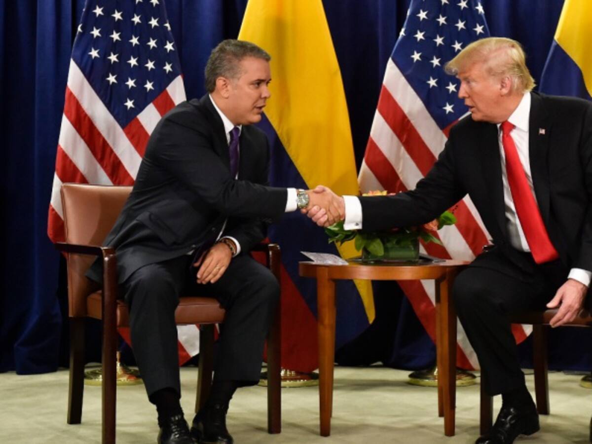 Si Duque no logra su política antidrogas será un presidente más: Trump