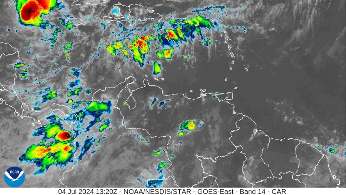 Onda Tropical #1 causaría fuertes lluvias en el Caribe este fin de semana