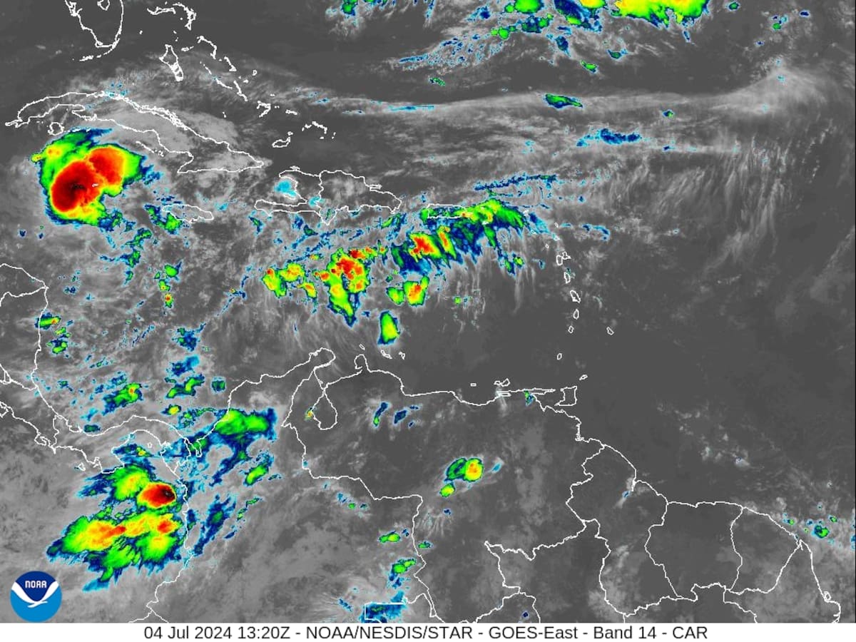 Onda Tropical #1 causaría fuertes lluvias en el Caribe este fin de semana
