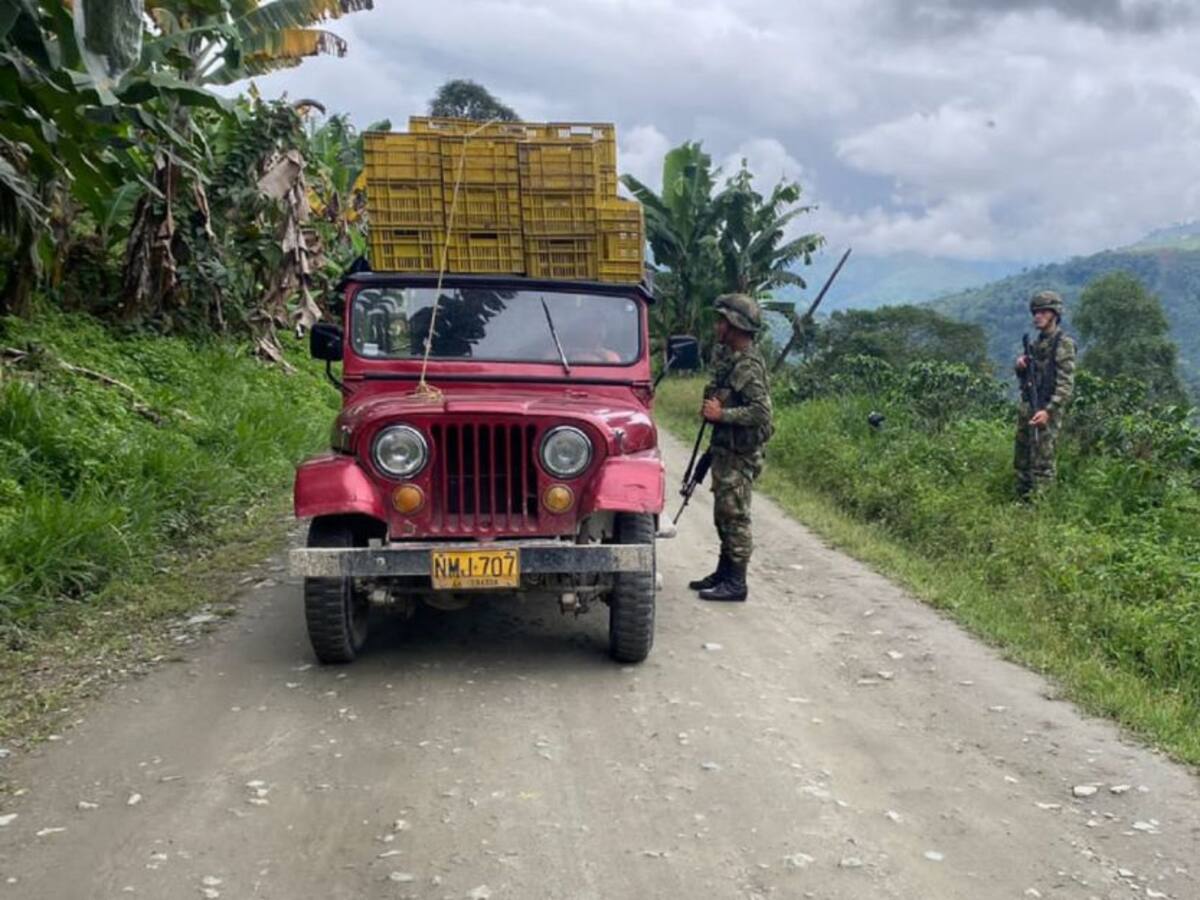 Con 3.500 soldados el Ejército custodiará el Eje Cafetero el fin de semana