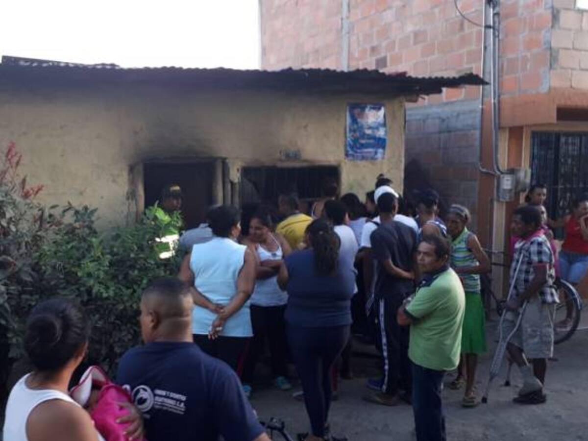 Incinerado muere niño de dos años en incendio en Palmira