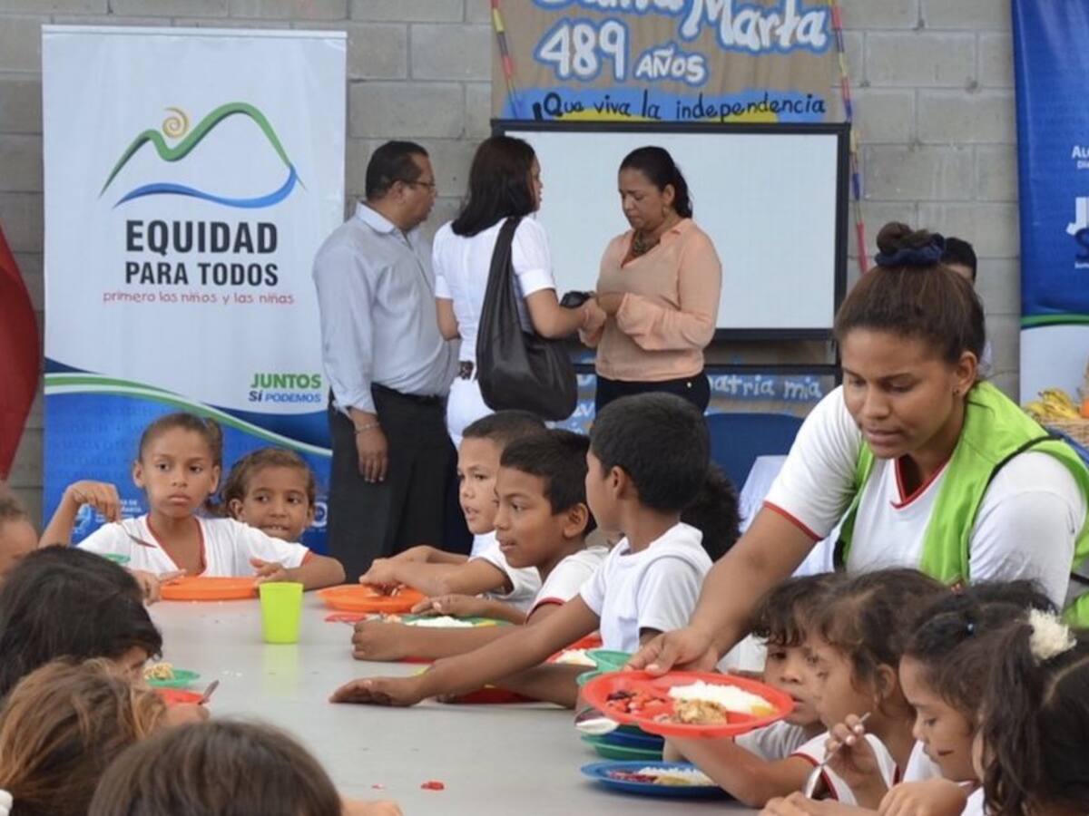 PAE en Santa Marta entregará raciones empacadas listas para su consumo