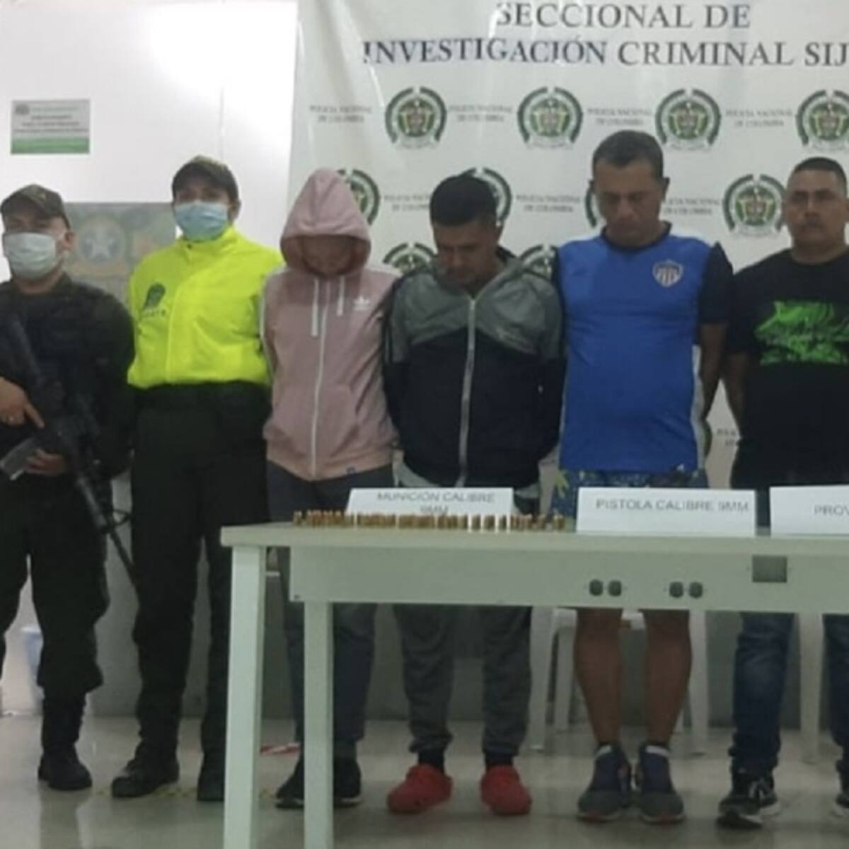 Medida de aseguramiento contra cuatro presuntos responsables de atentado