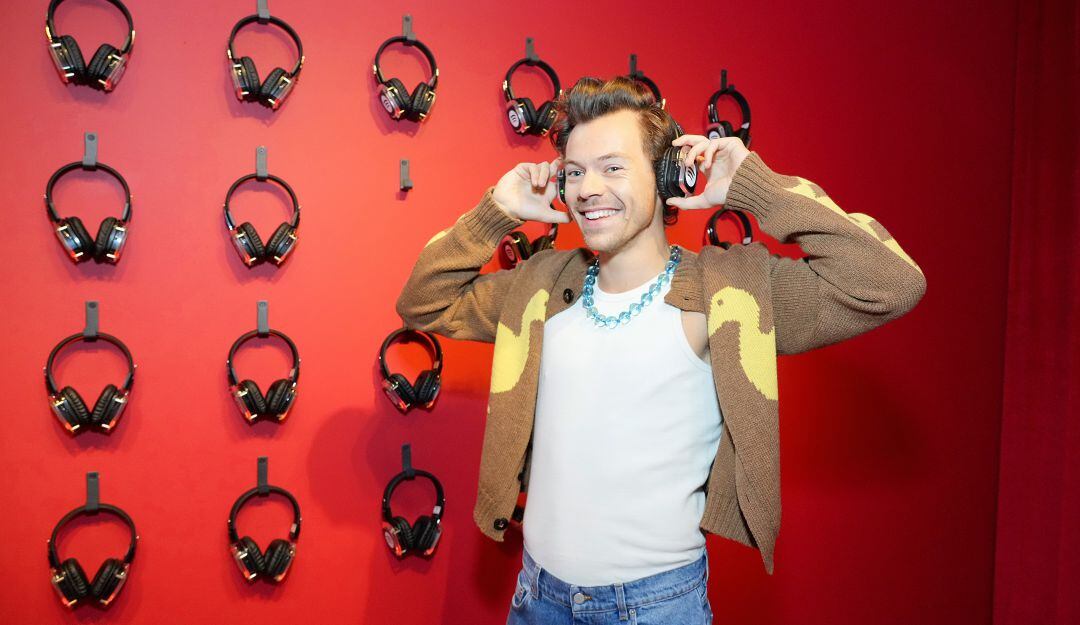 Harry Styles en el lanzamiento de Harry’s House en Nueva York. 