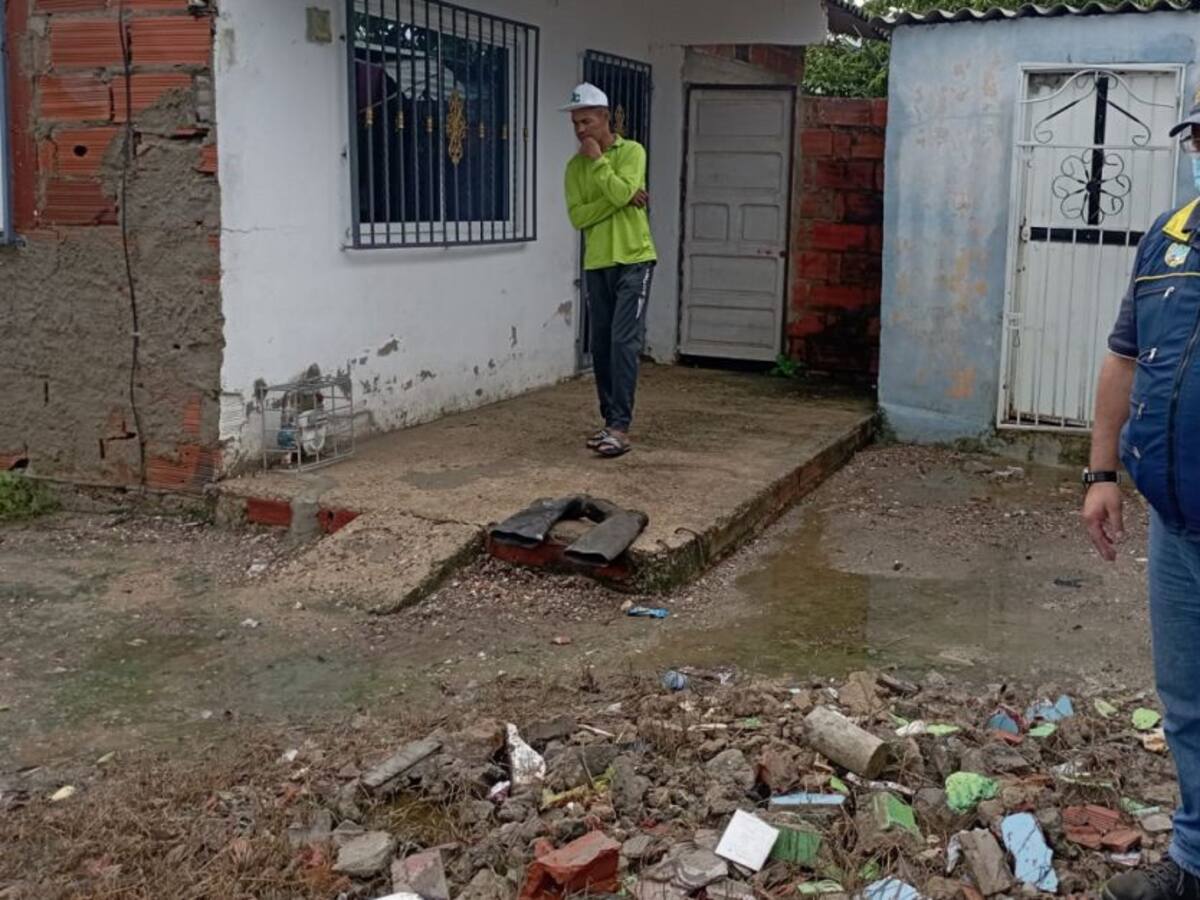 Fuertes lluvias dejaron inundaciones en 13 barrios de Cartagena