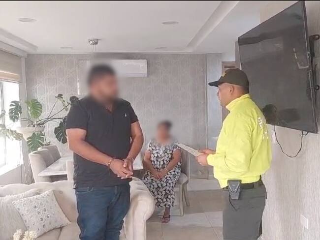 Captura del secretario de Gobierno de Maicao. Cortesía: Policía.