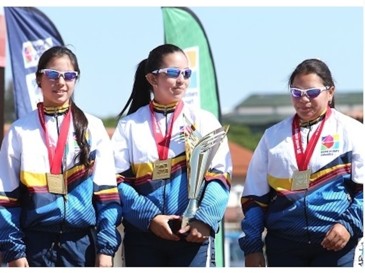 Equipo colombiano de tiro con arco se coronó campeón mundial