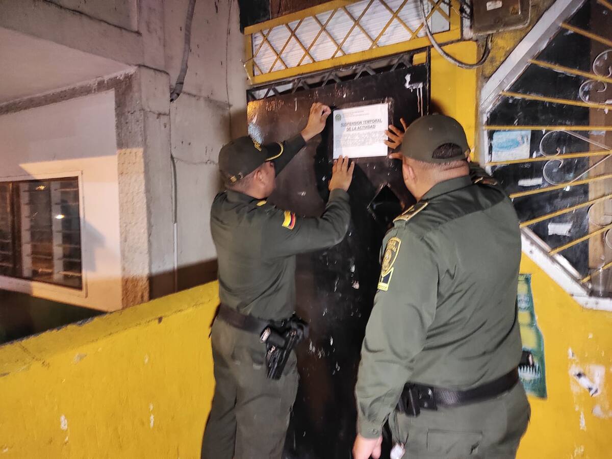 Suspenden actividad comercial a cinco establecimientos en Cartagena