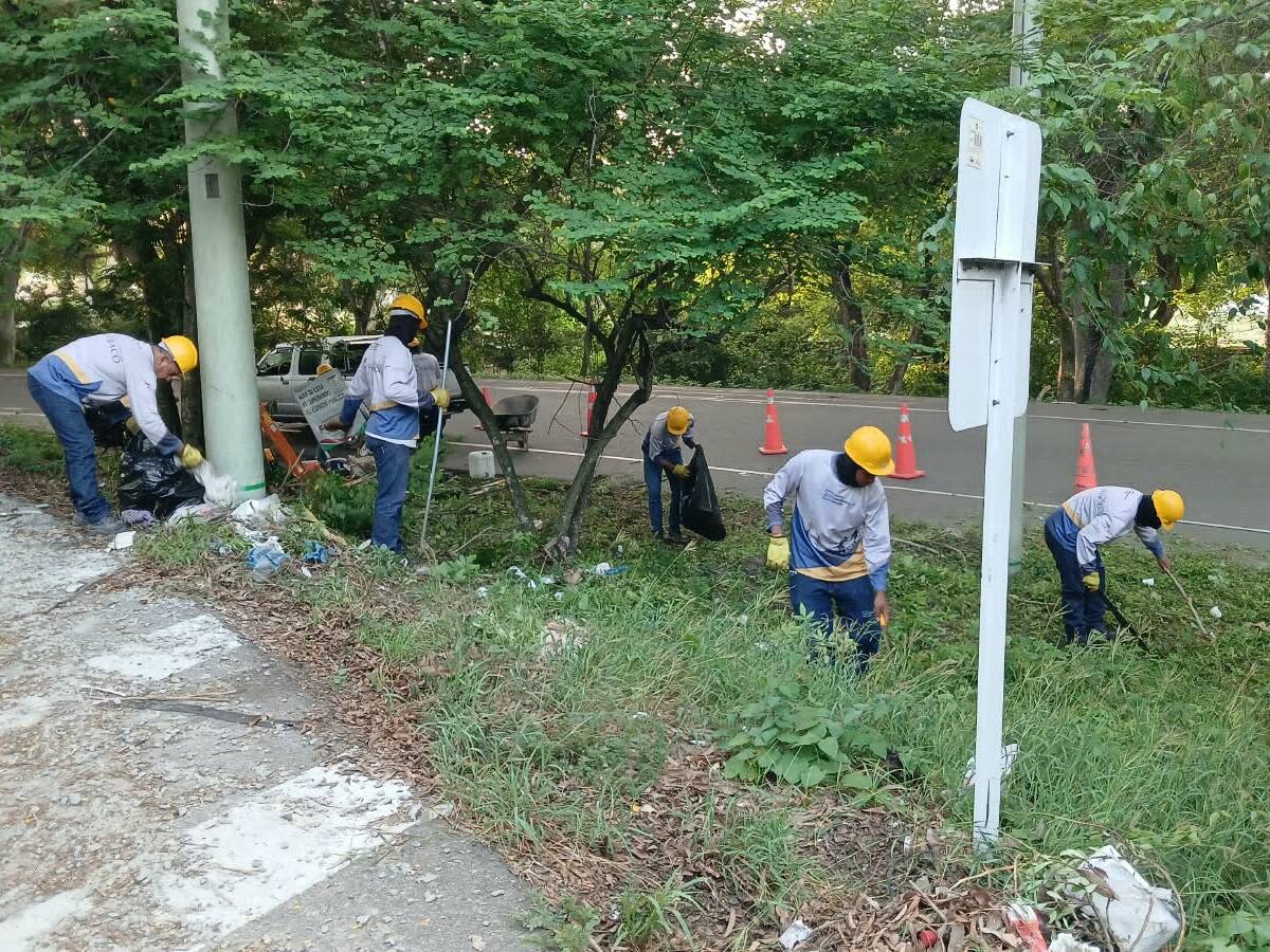 Recuperación de espacios públicos en Turbaco: más de 100 toneladas de basura fueron recogidas