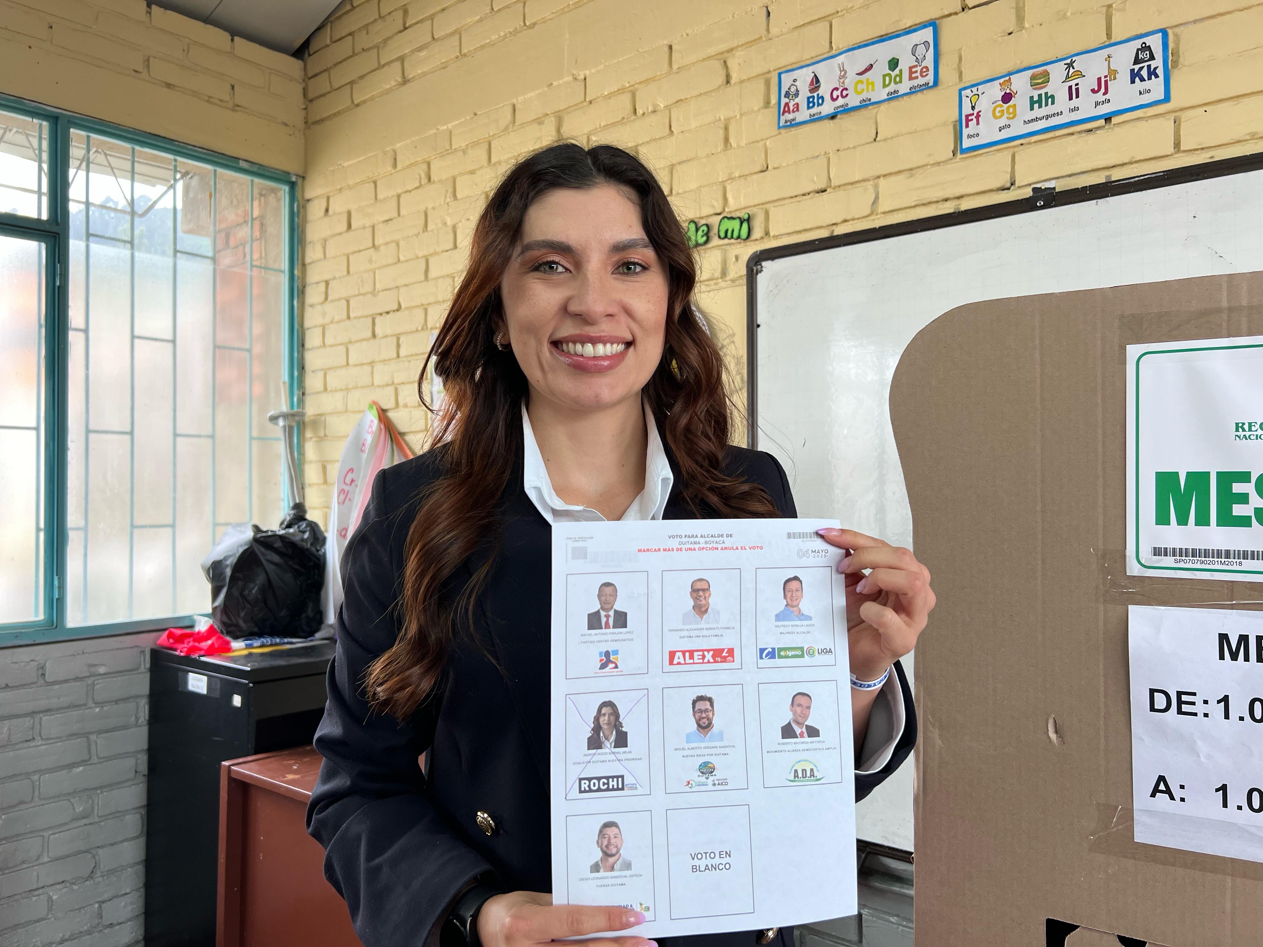 Con 22.755 votos, Ingrith Rocío Bernal Mejía fue elegida alcaldesa del municipio de Duitama, Boyacá.