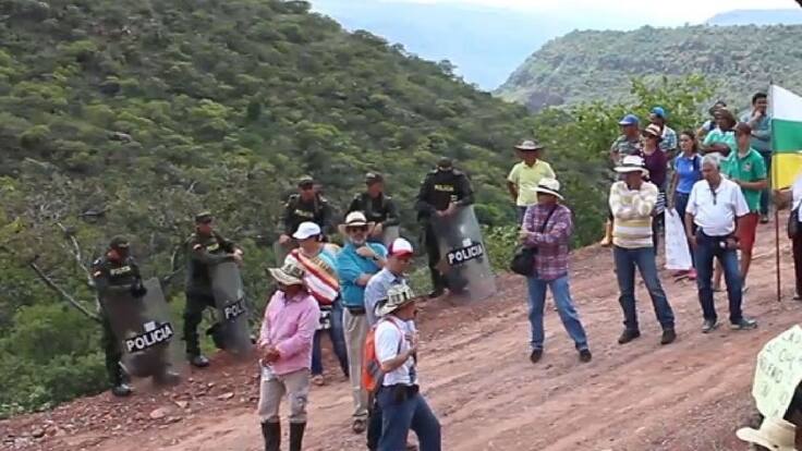 Caravana en contra del relleno sanitario en Chocoa