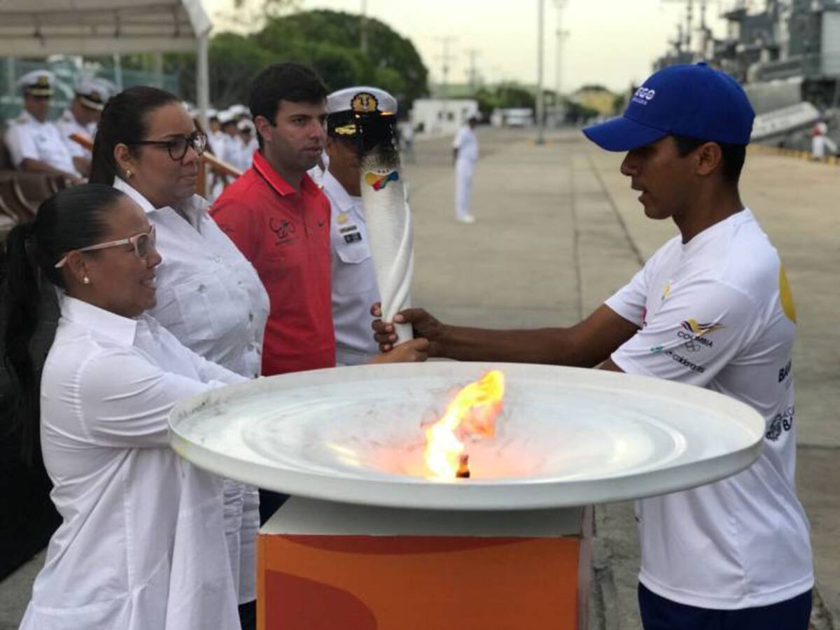 Alcaldía de Cartagena y Armada Nacional despidieron fuego Centroamericano