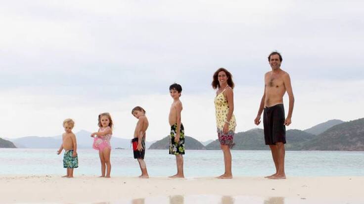 La familia viajera