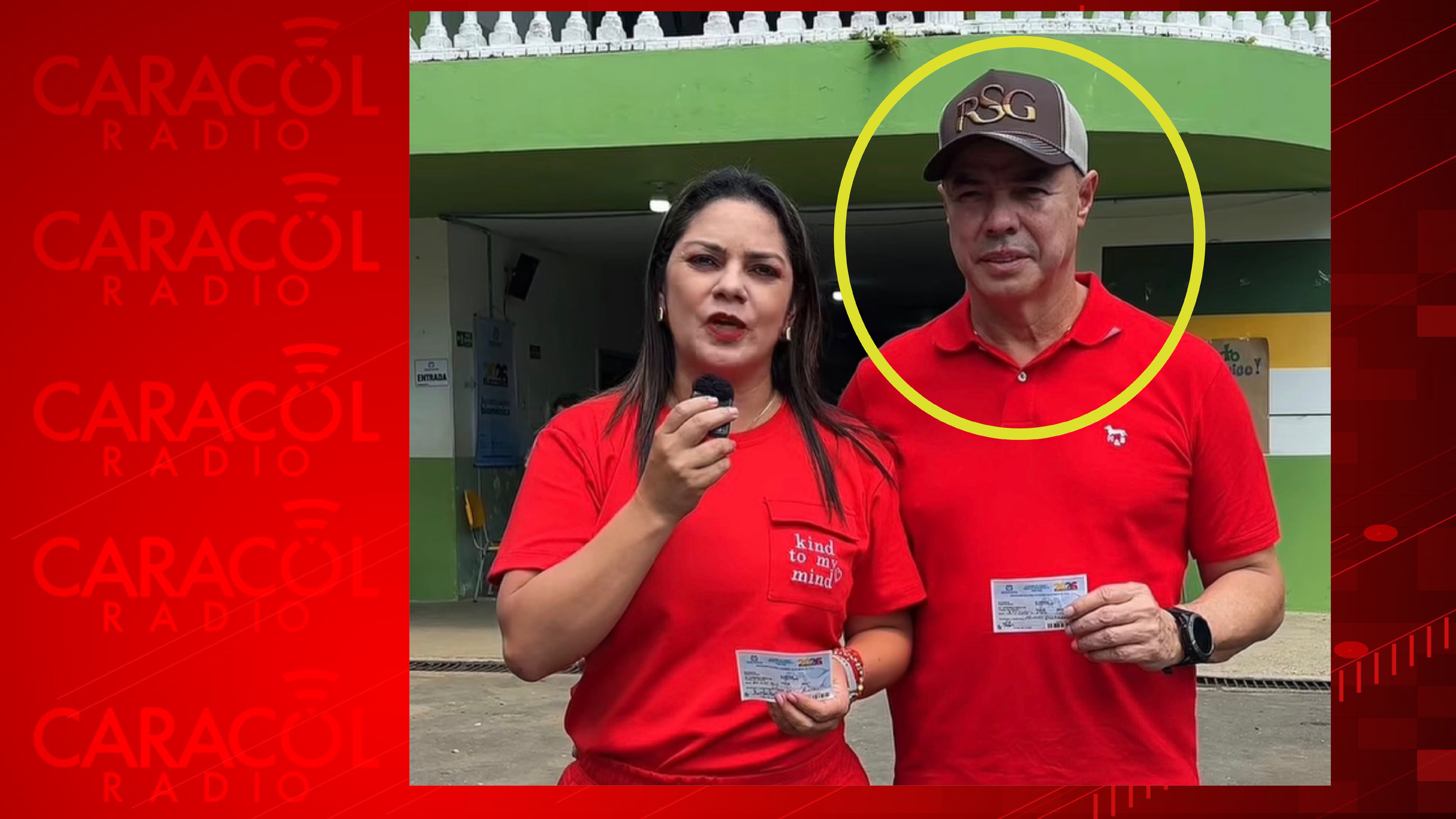 En la foto:  la representante Gilma Díaz y su esposo Álvaro Pacheco