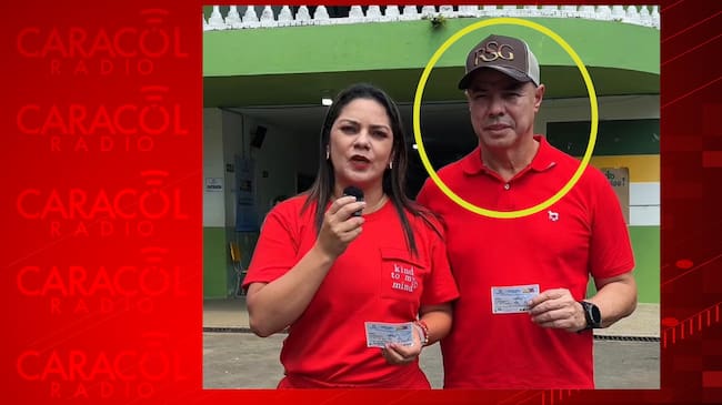 En la foto: la representante Gilma Díaz y su esposo Álvaro Pacheco