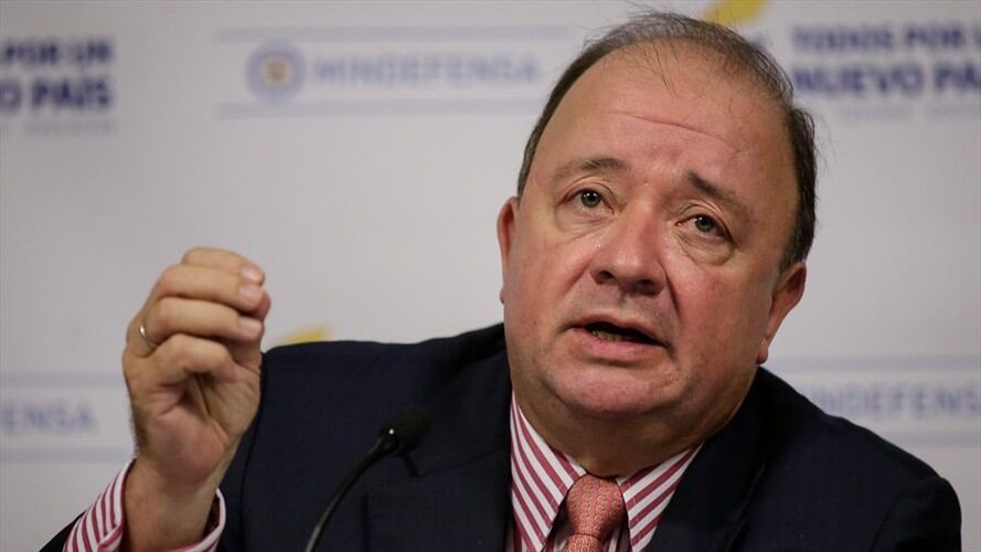 El ministro de defensa Luis Carlos Villegas.. Foto: Colprensa