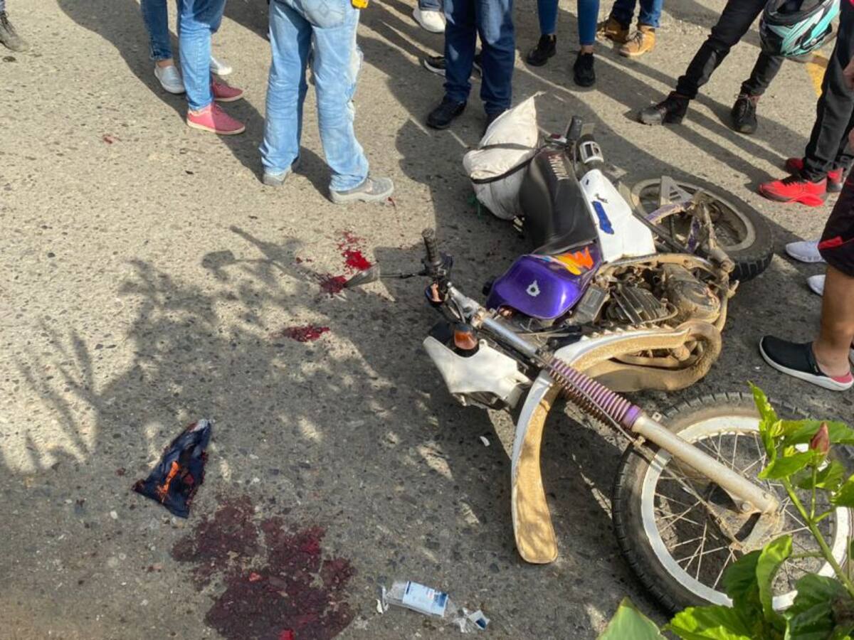 Cuatro heridos dejó fuerte accidente en Anserma, Caldas