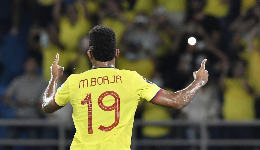 Miguel Ángel Borja, baja confirmada de la Selección Colombia.