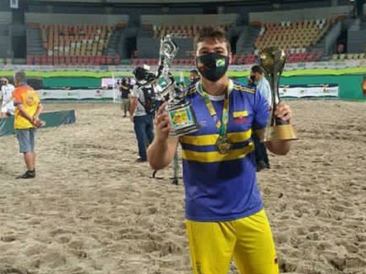 Un cartagenero, elegido como mejor arquero en Mundial de Fútbol de Arena