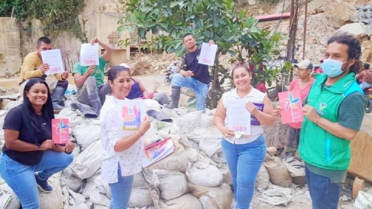 Le dicen sí a la erradicación del trabajo infantil, en Marmato, Caldas