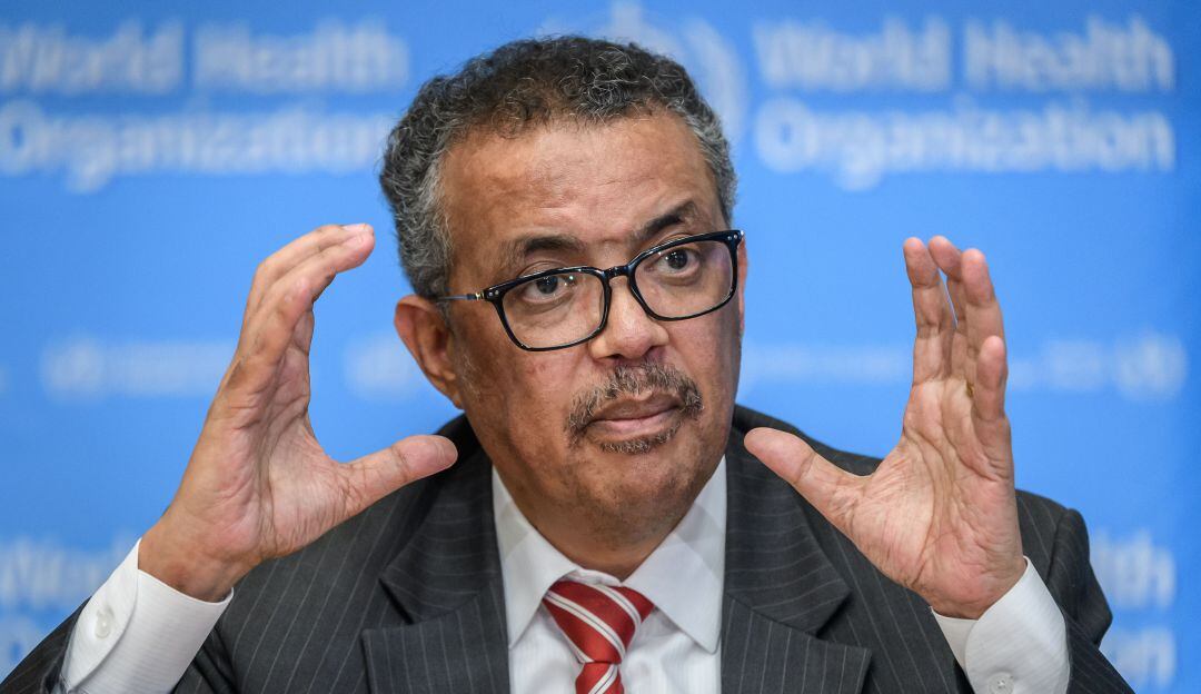El director de la OMS, Tedros Adhanom