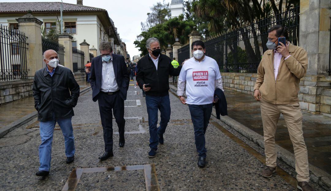 Miembros del Comité de Paro Naciona.