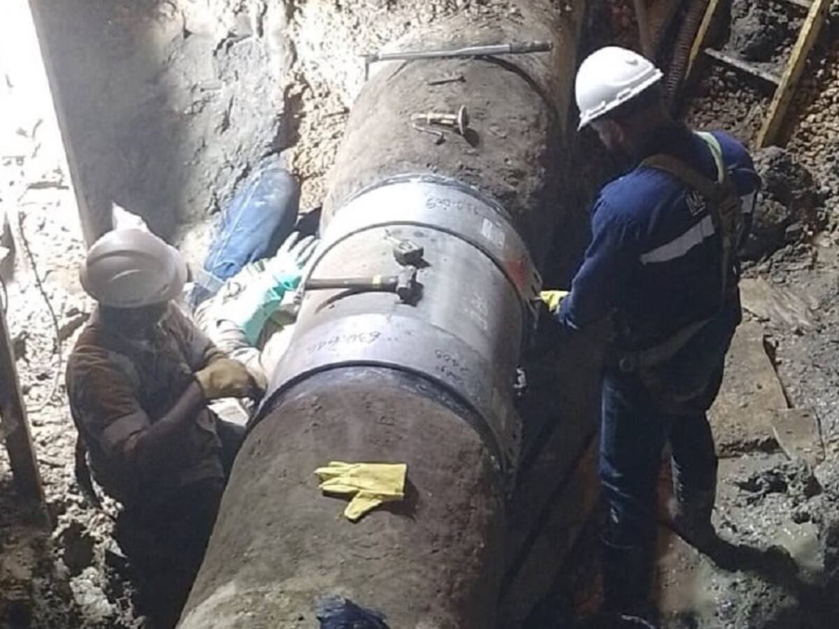 Servicio de agua se restableció gradualmente en Cartagena tras fuga en una tubería