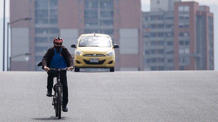 Día sin carro en Bogotá. Foto: Colprensa