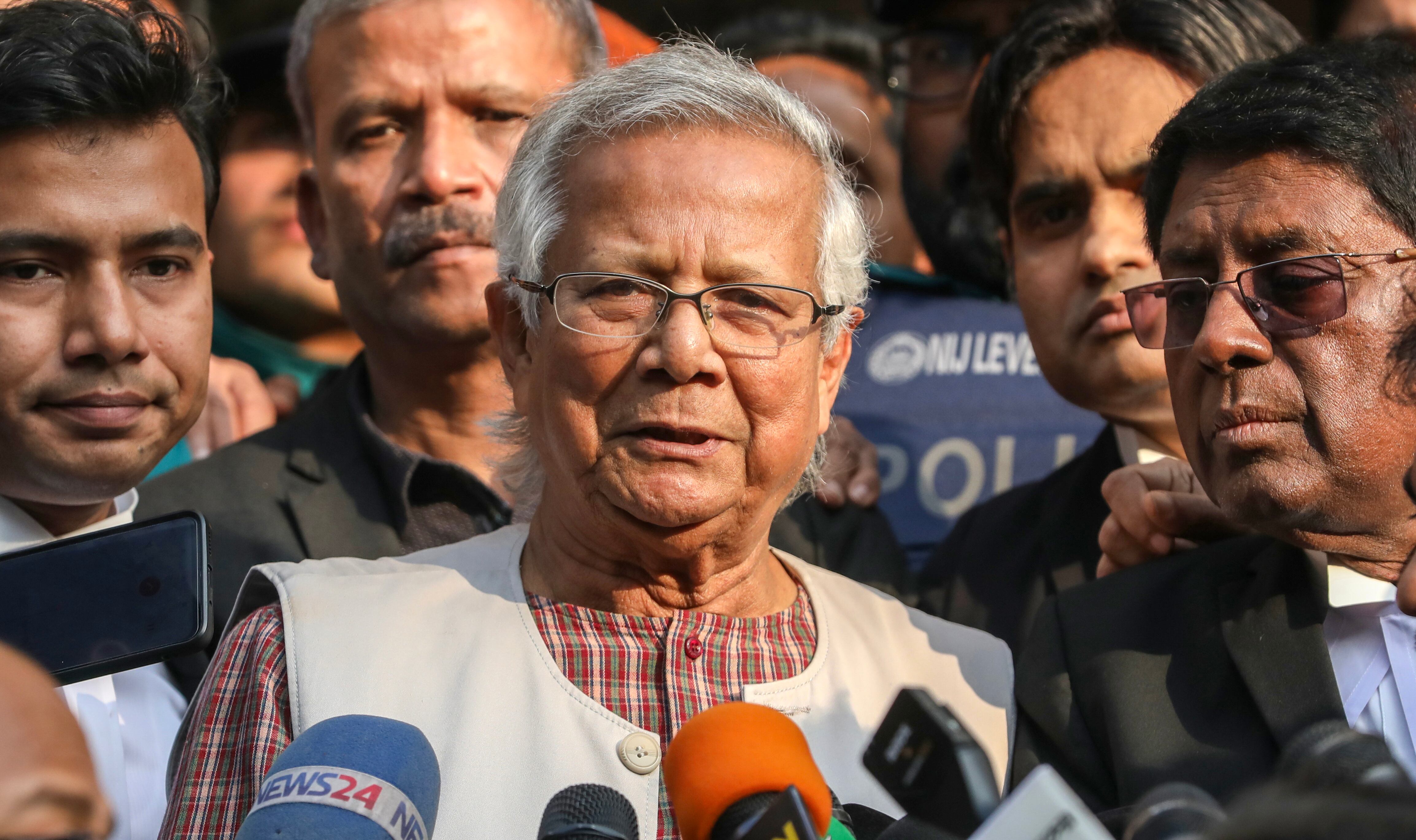 El premio Nobel de paz, Muhammad Yunus, ha sido escogido como líder de gobierno interino en Bangladesh. ( Foto: EFE )