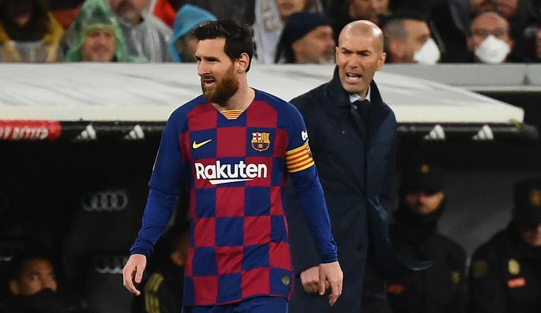 Lionel Messi y Zinedine Zidane