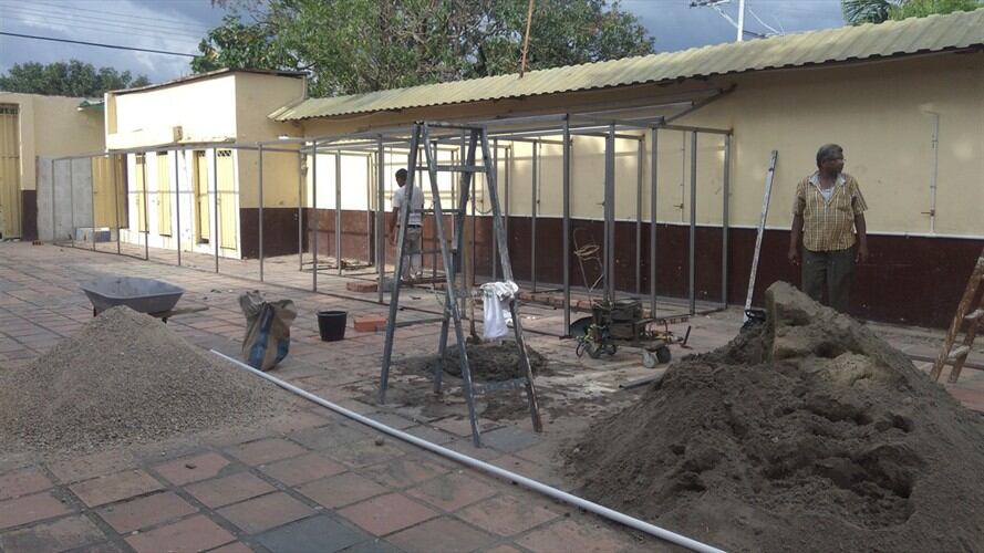 albergue temporal para Venezolanos. Foto: La Wcon Julio Sánchez Cristo