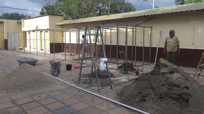 albergue temporal para Venezolanos. Foto: La Wcon Julio Sánchez Cristo