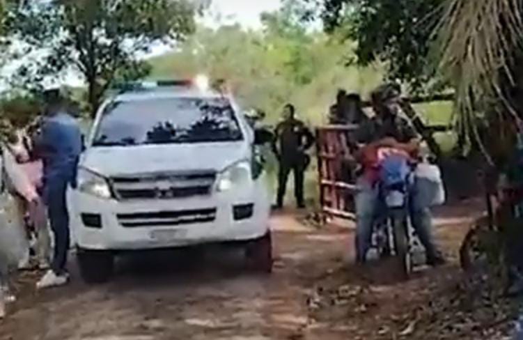 Autoridades y ganaderos impidieron invasión en la hacienda Aguas Azules / Cortesía.