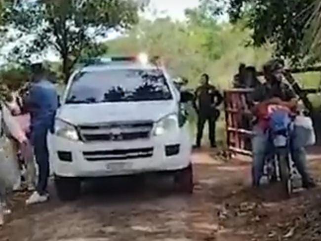 Autoridades y ganaderos impidieron invasión en la hacienda Aguas Azules / Cortesía.