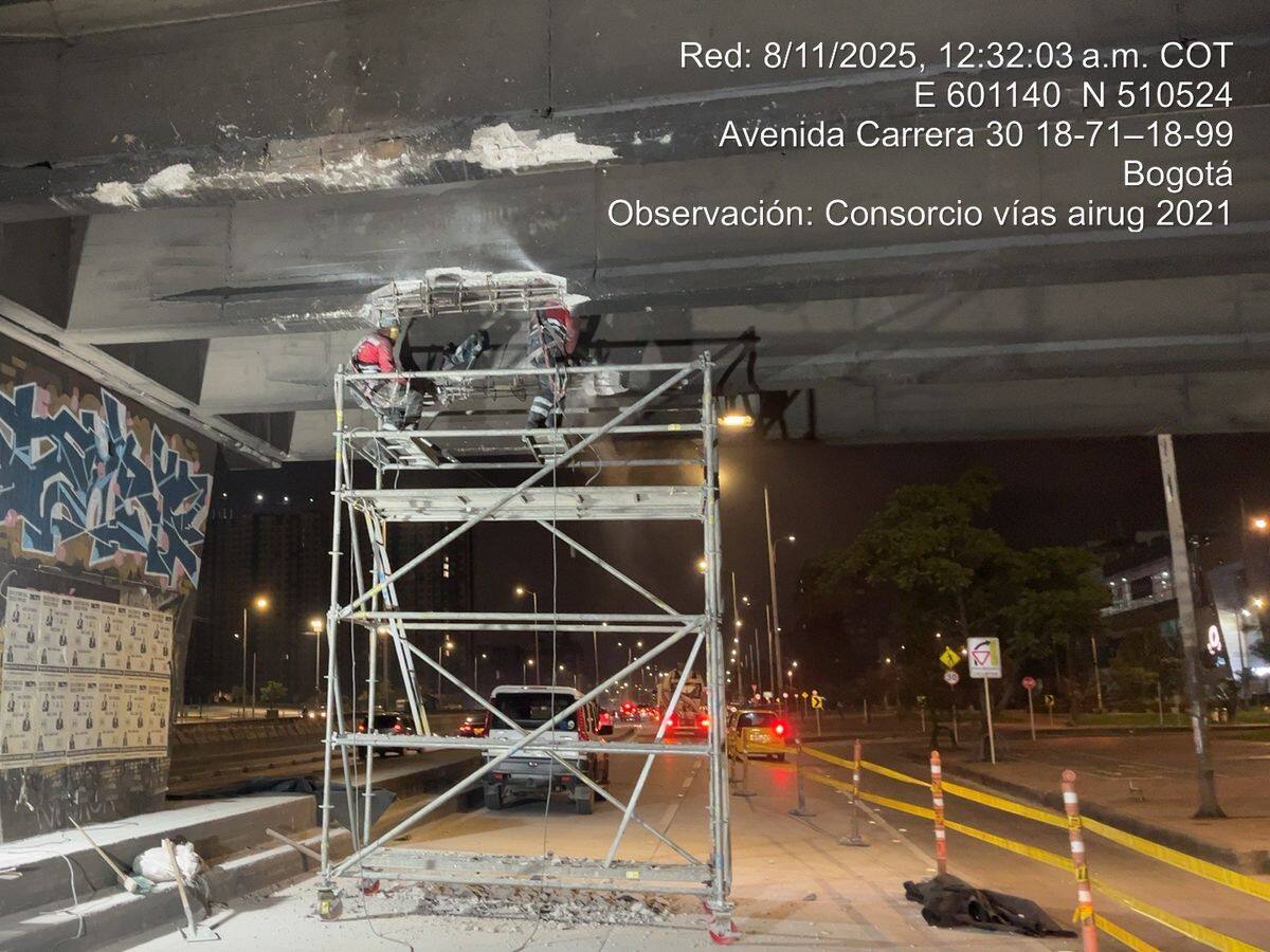 Cierres en la Avenida NQS por labores de reparación de puente vehicular