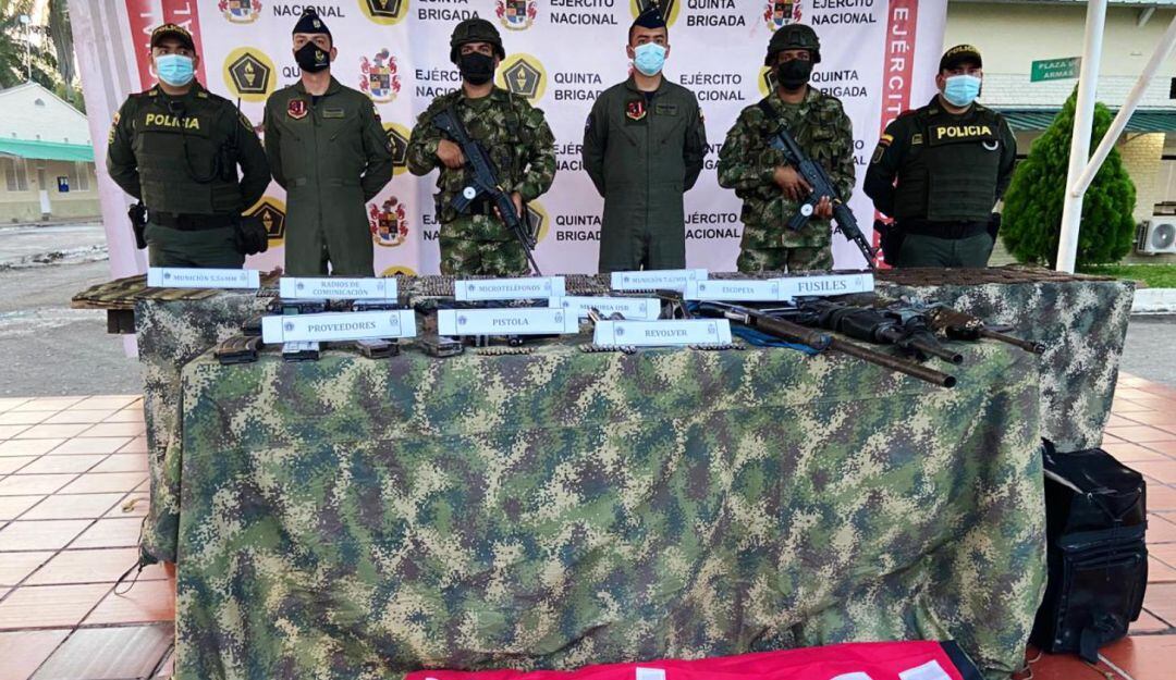 Desmantelaron dos campamentos del ELN en el sur de Bolívar