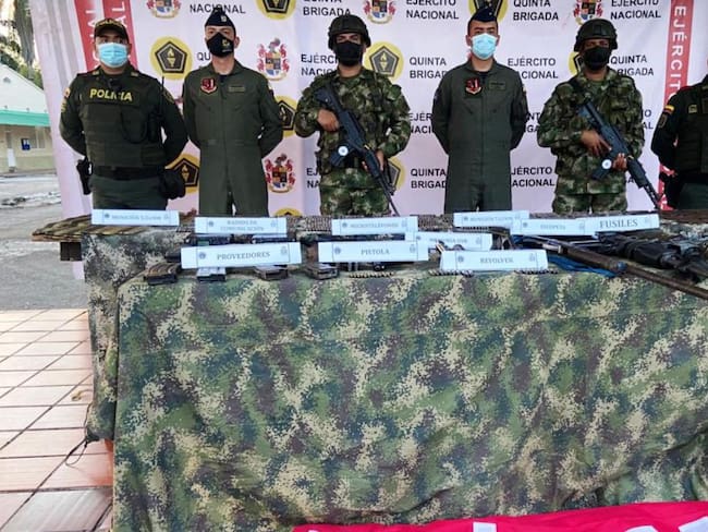 Desmantelaron dos campamentos del ELN en el sur de Bolívar