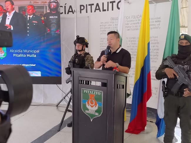O en la carcel o en el cementerio asi el anuncio a la delincuenciapor parte del alcalde de Pitalito