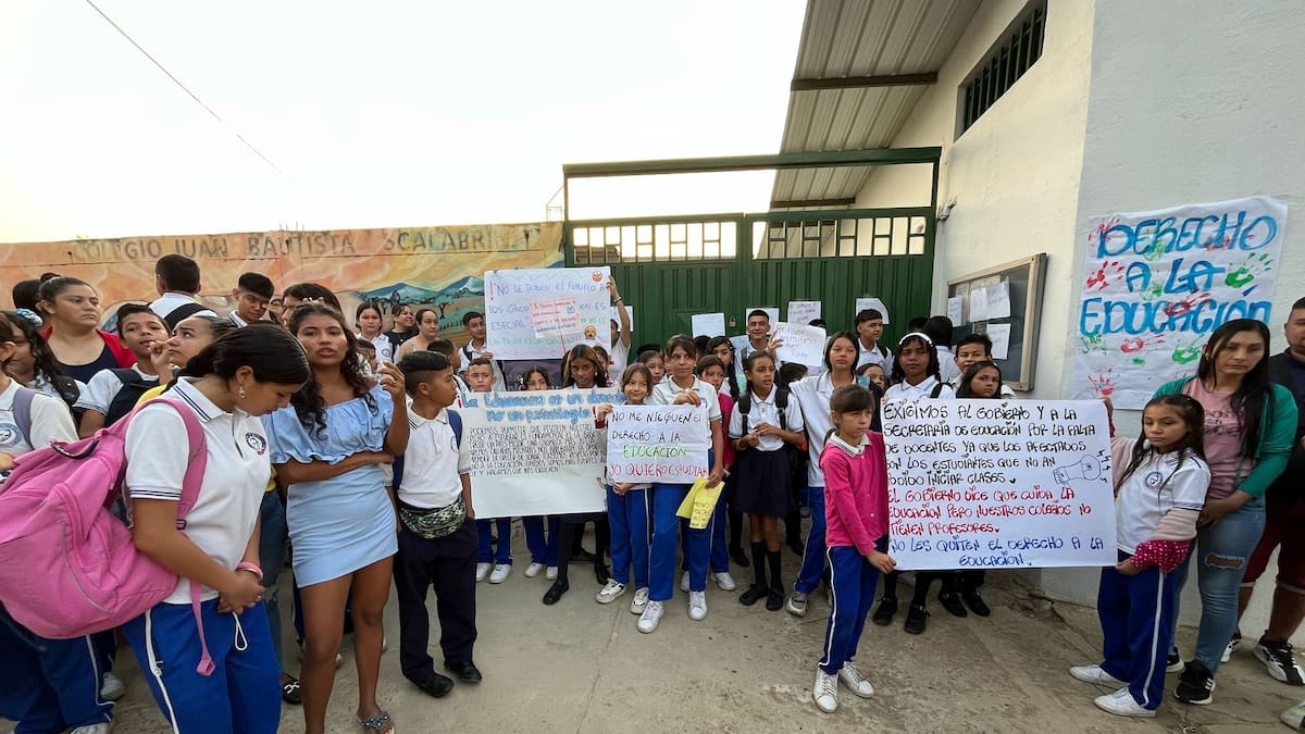 Más de 40 niños del colegio Camilo Daza no han recibido un solo día de clases por falta de docente