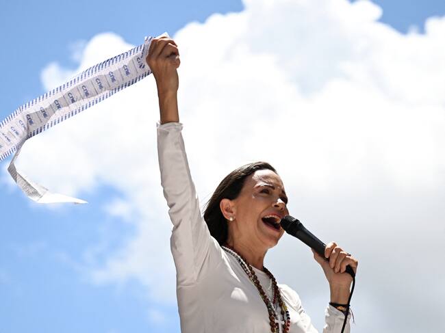 Venezuelan opposition leader Maria Corina Machado. Photo: / JUAN BARRETO / AFP.