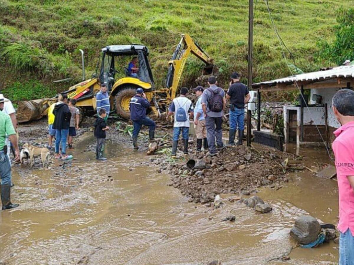 En Antioquia hay dos municipios en alerta roja por las lluvias